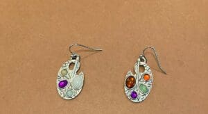 Antique Silver Drop Earrings #2